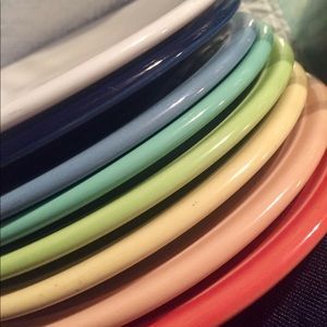 Fiesta wear salad/snack plates 7 in